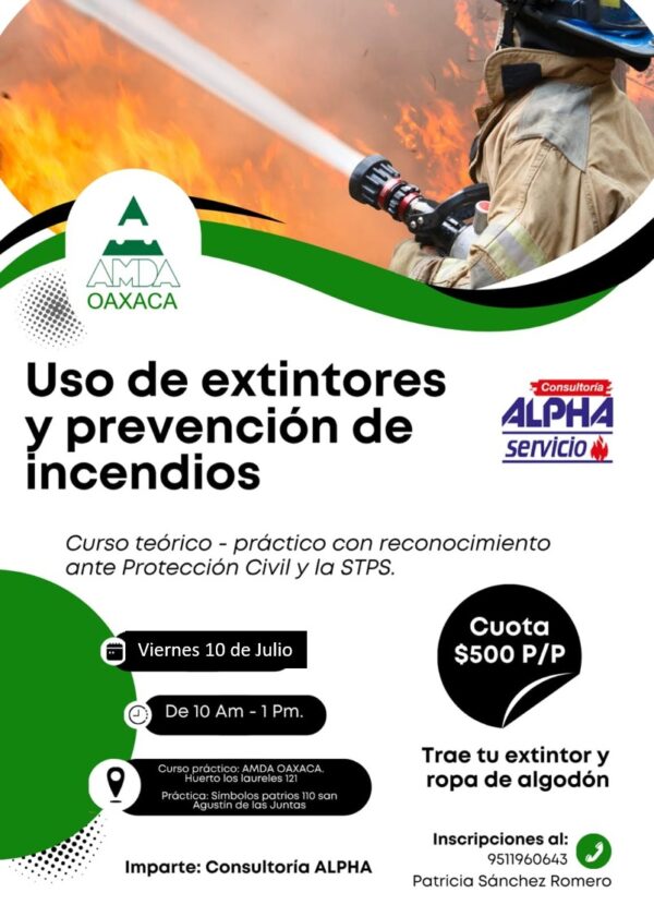 Curso: Uso de extintores y prevención de incendios
